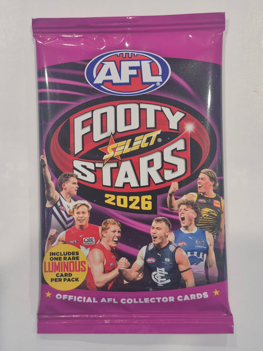 2026 Select AFL FOOTY STARS Pack