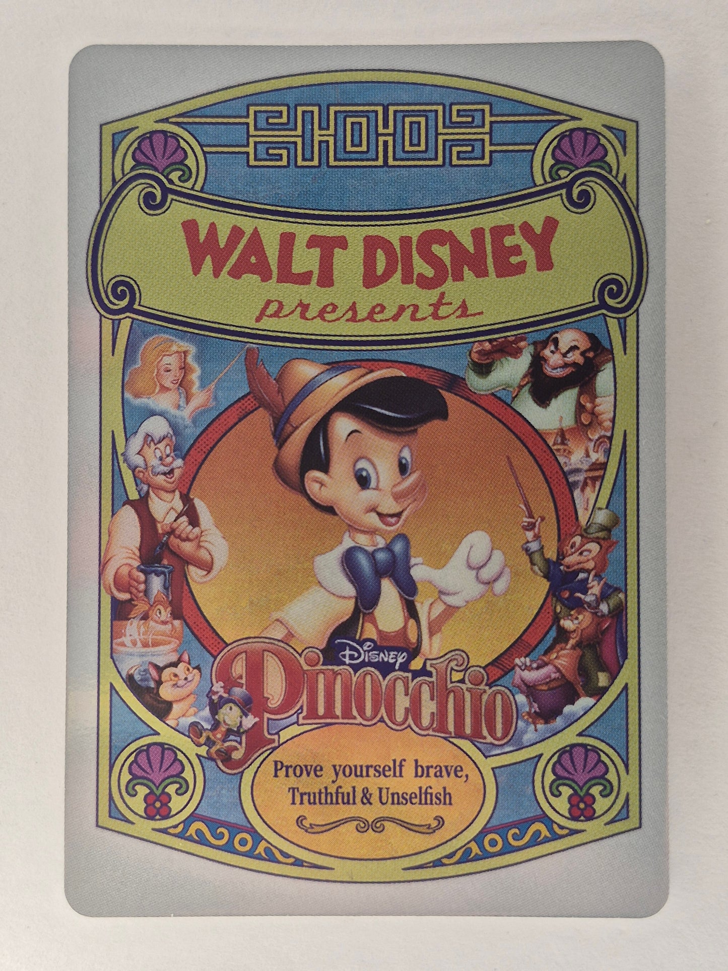 Pinocchio Disney 100 Wonder Card Collection Bandai Japan 2023 Holo