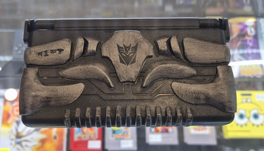 2006 Nintendo DS lite BLACK Console in Transformers Shell  with USB Charger(minor screen fault)