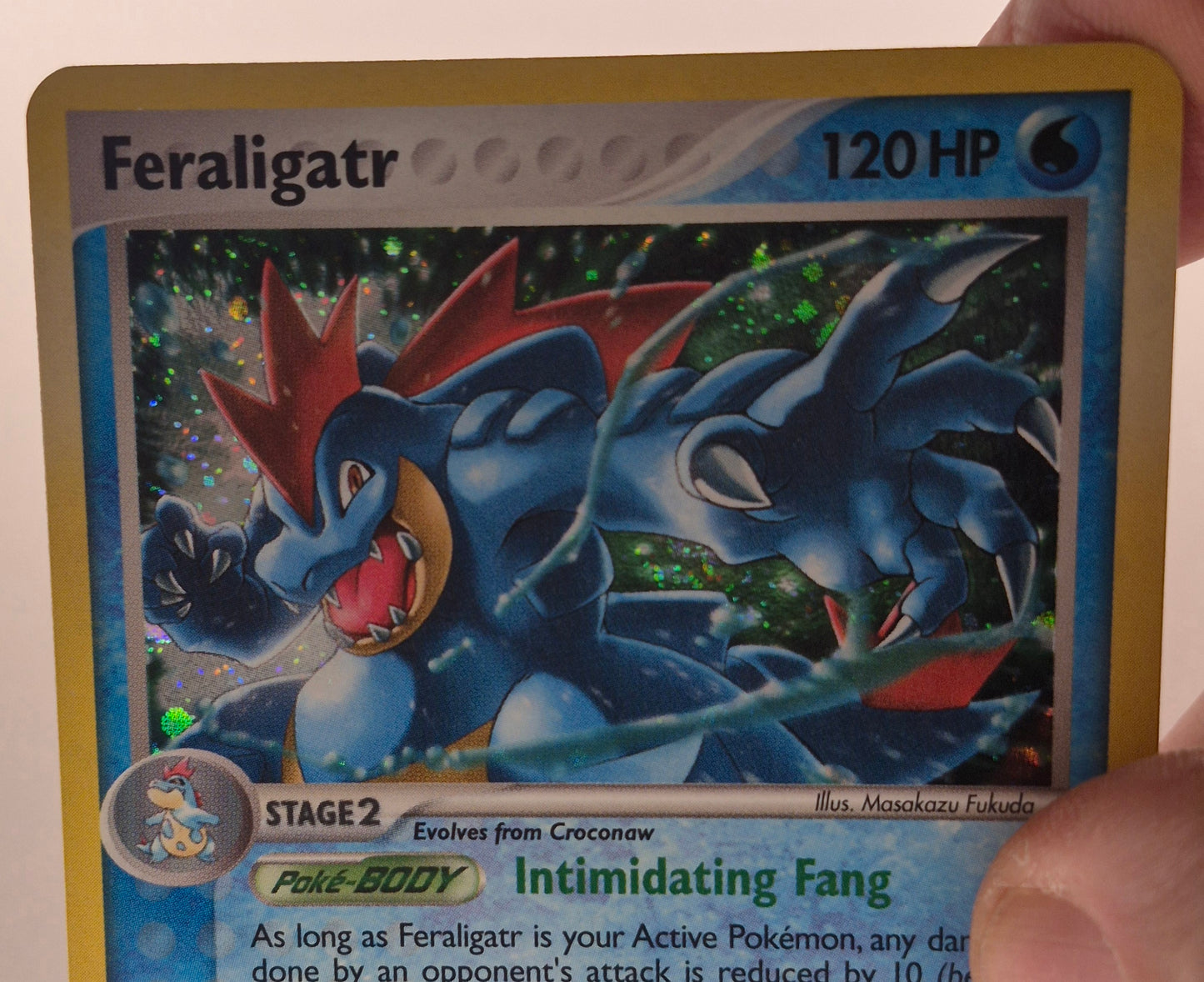 2005 Pokemon Feraligatr EX Unseen Forces Holo 4/115 NM