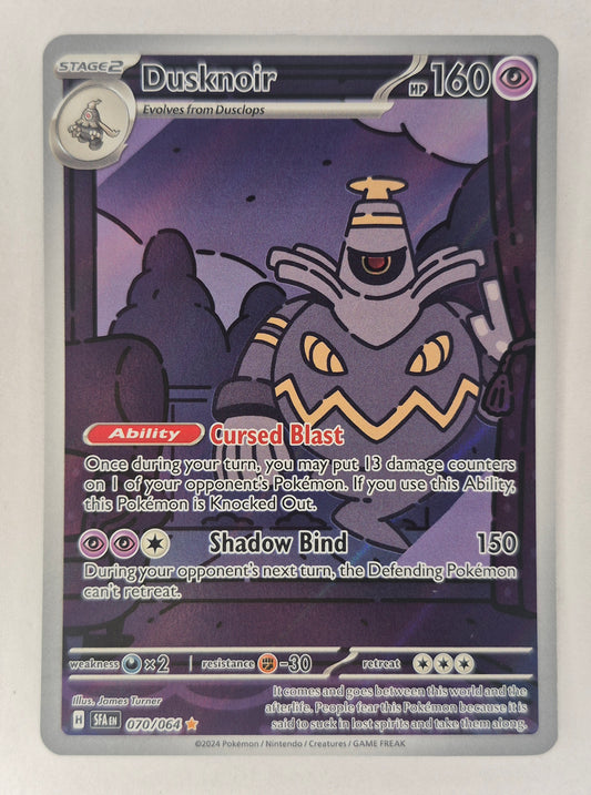 Dusknoir - 070/064 - Illustration Rare - Shrouded Fable - Pokemon Card - NM