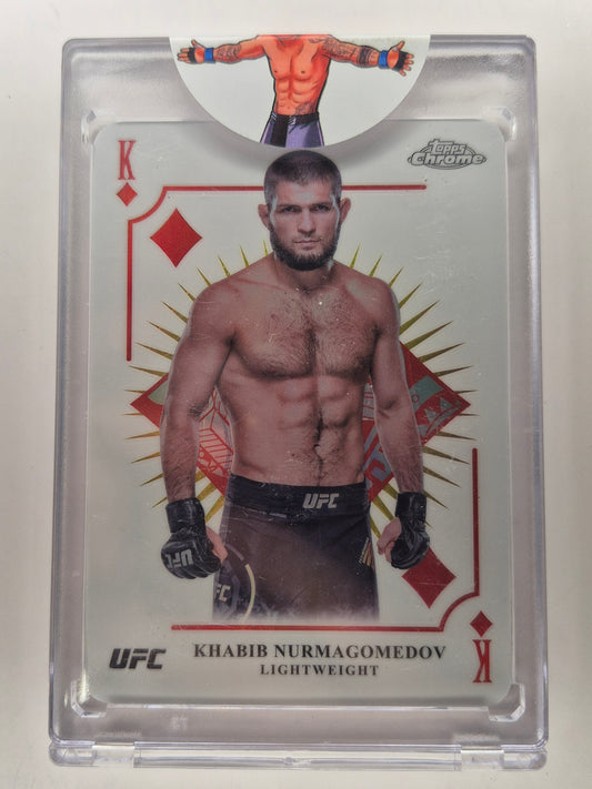 2024 Topps Chrome UFC Kings & Queens  Khabib Nurmagomedov CASE HIT SSP #KAQ-3 🦅