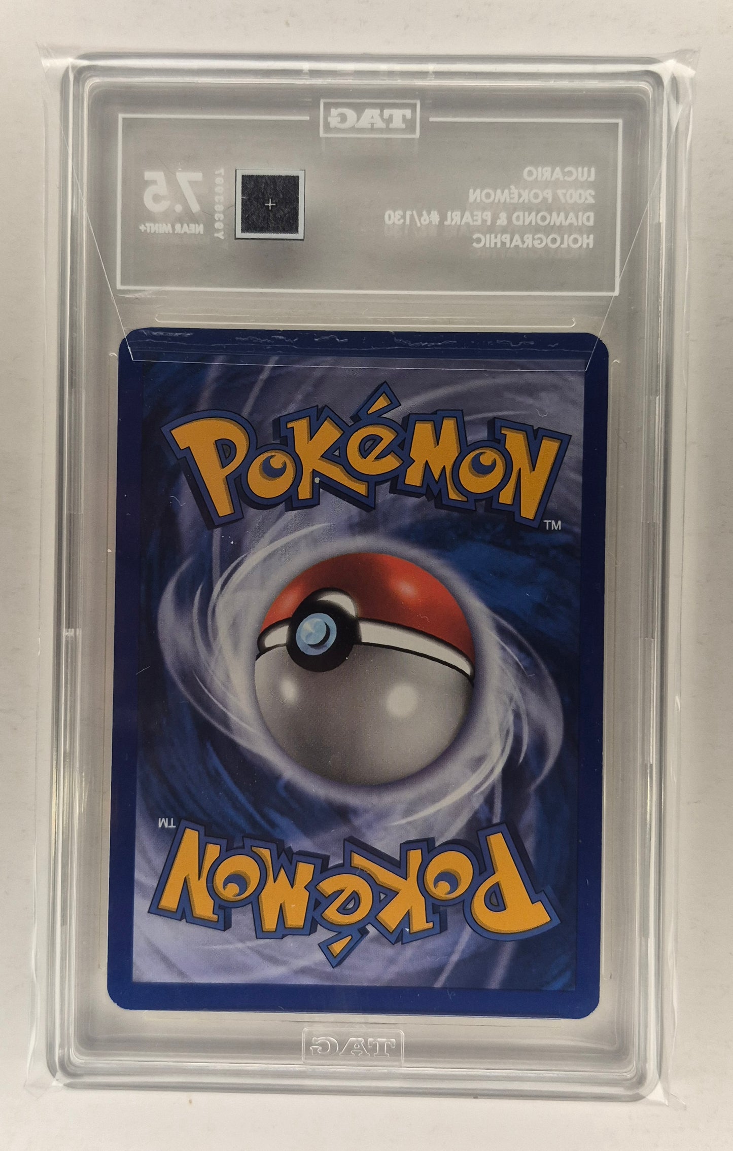 2007 Pokémon Diamond & Pearl 6/130 Lucario Holo TAG 7.5 PSA(Fart Swirl)