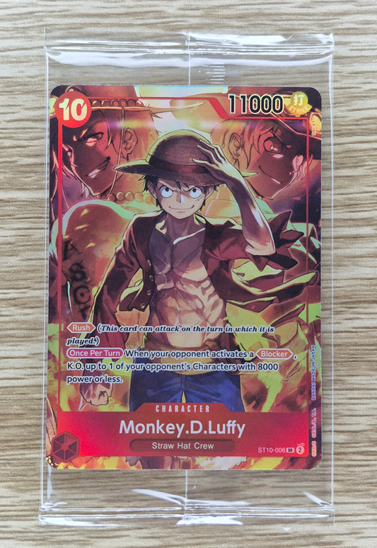 Sealed Promo One Piece CARD Treasure Booster Monkey.D.Luffy  ST10-006 SR