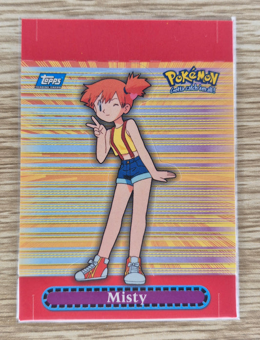 Mint 2000 Topps Pokemon TV Animation Edition Pop-Up Misty #4 Pop Rare Card
