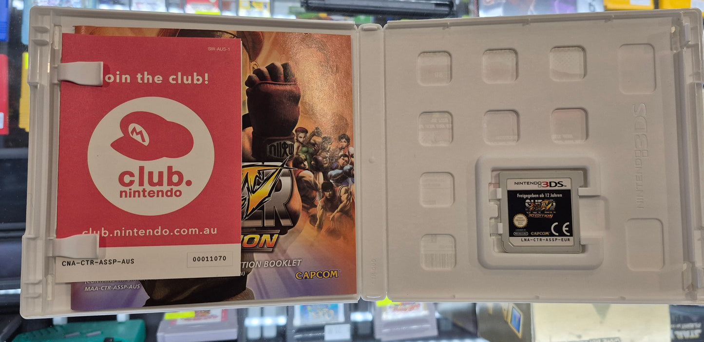 Super Street Fighter IV 4: 3D Edition - Nintendo 3DS Game - PAL + Manual Tested