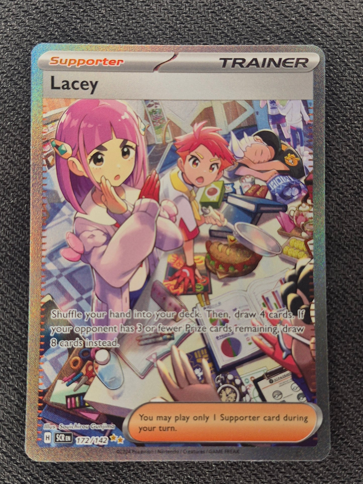 2024 Pokemon SV Stellar Crown 172/142 Lacey Special Illustration Rare NM