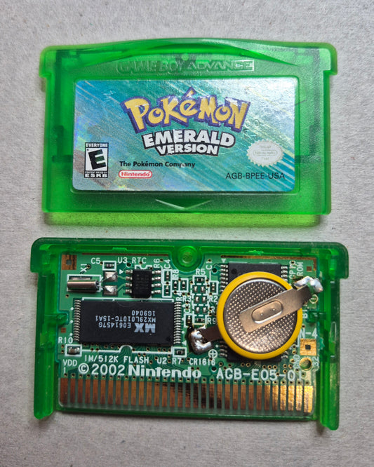 Pokemon Game Boy Advance  Emerald Version USA  NEW Battery Tested & Cleaned