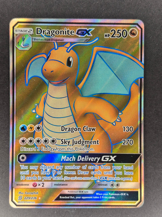 Pokémon Dragonite GX Full Art – Unified Minds 229/236 | 2019 | LP