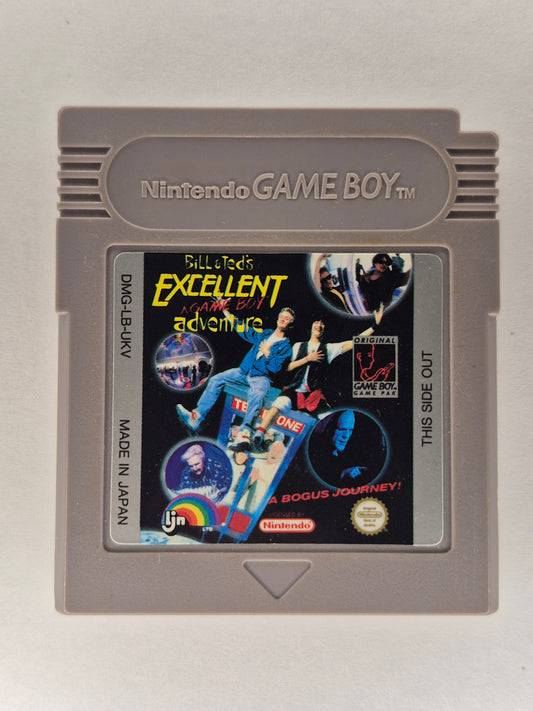 Bill & Ted’s Excellent Adventure Nintendo Gameboy Game UKV Tested