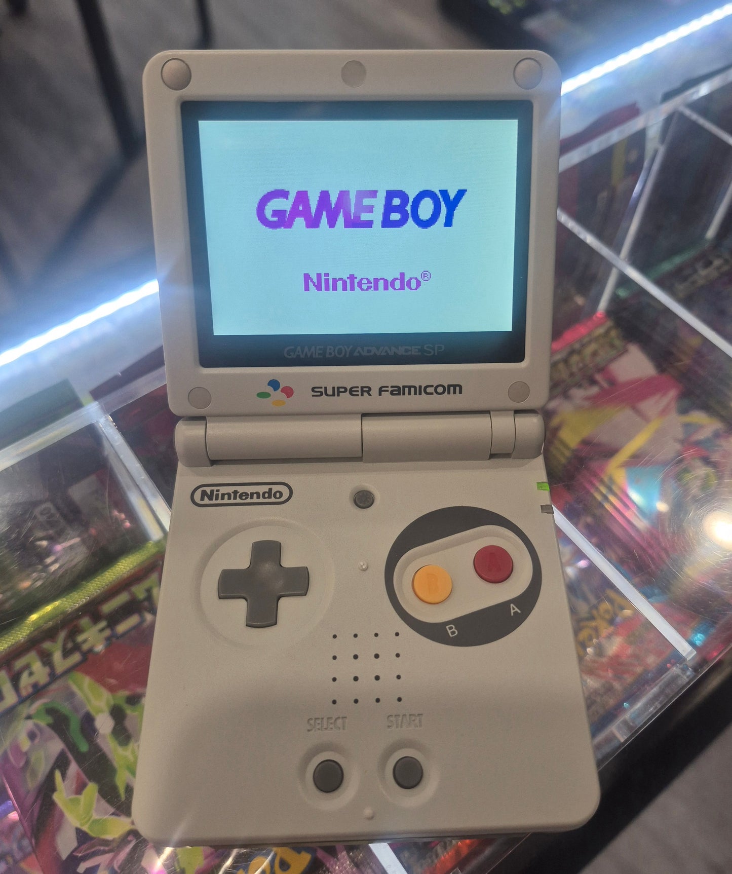 Nintendo Gameboy Advance SP GBA IPS V2 Backlit Lcd Console Super Famicom