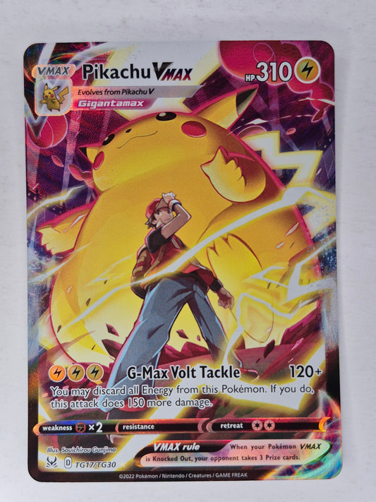 Pikachu VMAX TG17/TG30 Lost Origin Trainer Gallery Holo VMAX Rare Pokemon NM