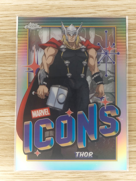 Topps Chrome Marvel 2025 Thor Icons Refractor #MI-3