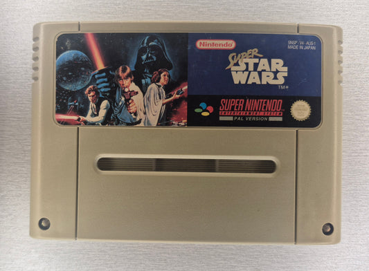 Super Star Wars Super Nintendo Snes Cleaned & Tested AUS PAL