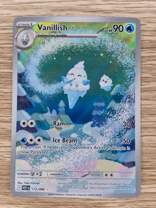 Pokemon TCG Vanillish 112/086 Scarlet Violet SV White Flare English NM