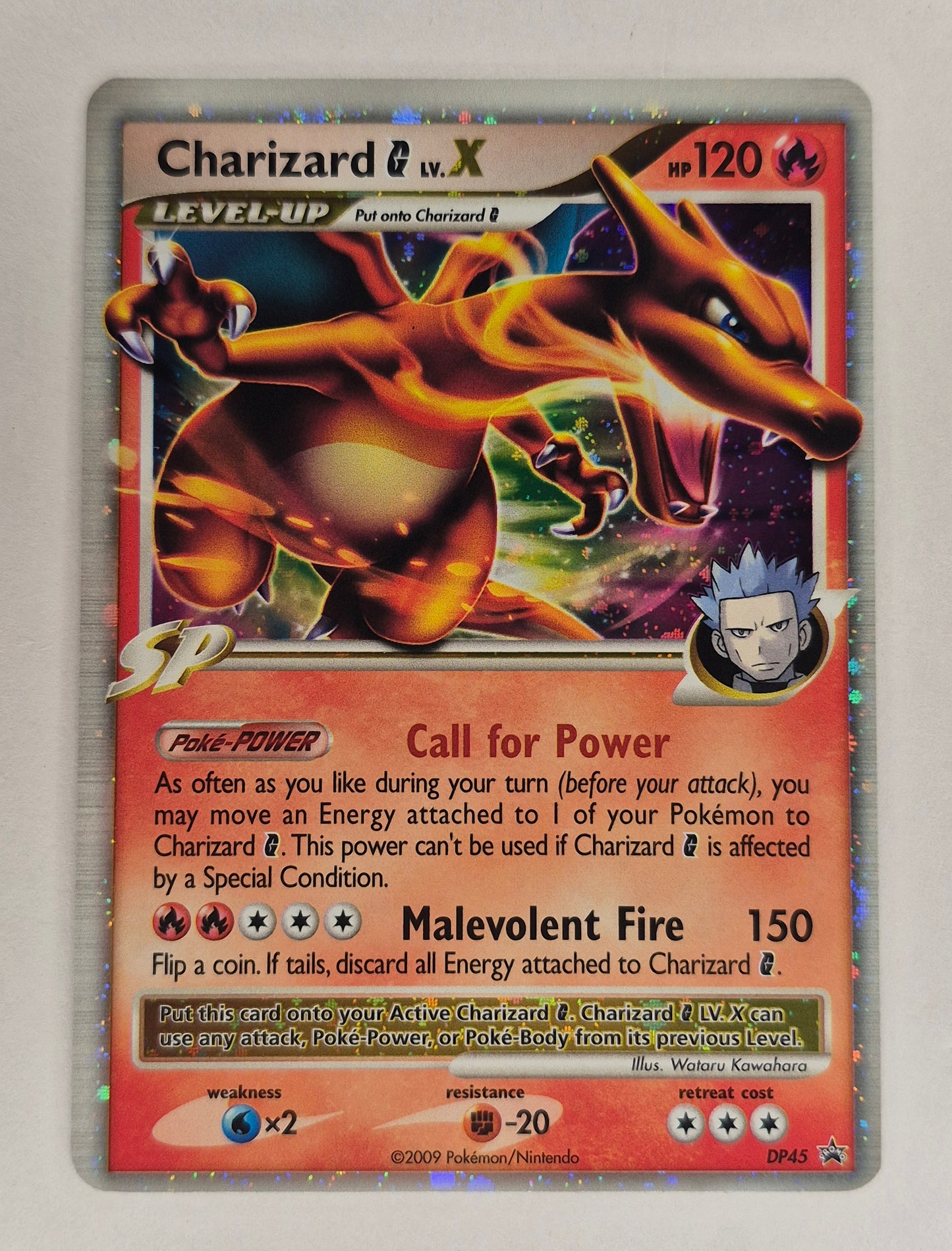 2009 Pokémon TCG Charizard G LV.X DP45 Black Star Promo Card NM