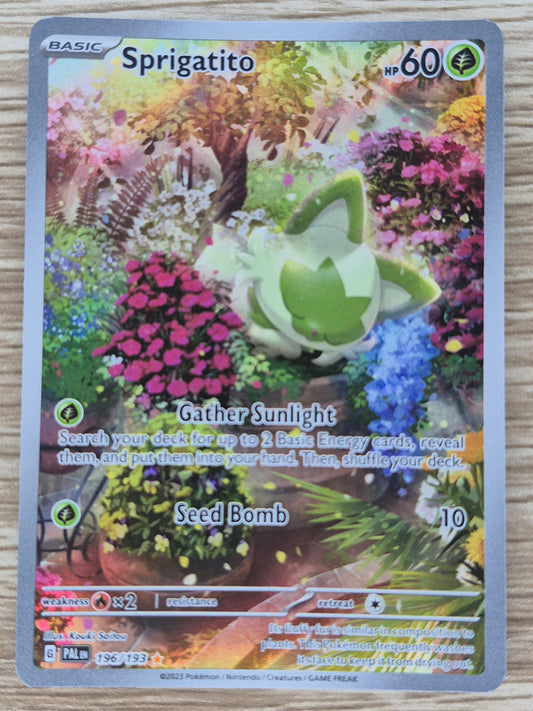 Sprigatito 196/193 - Paldea Evolved Illustration Rare - Pokemon TCG