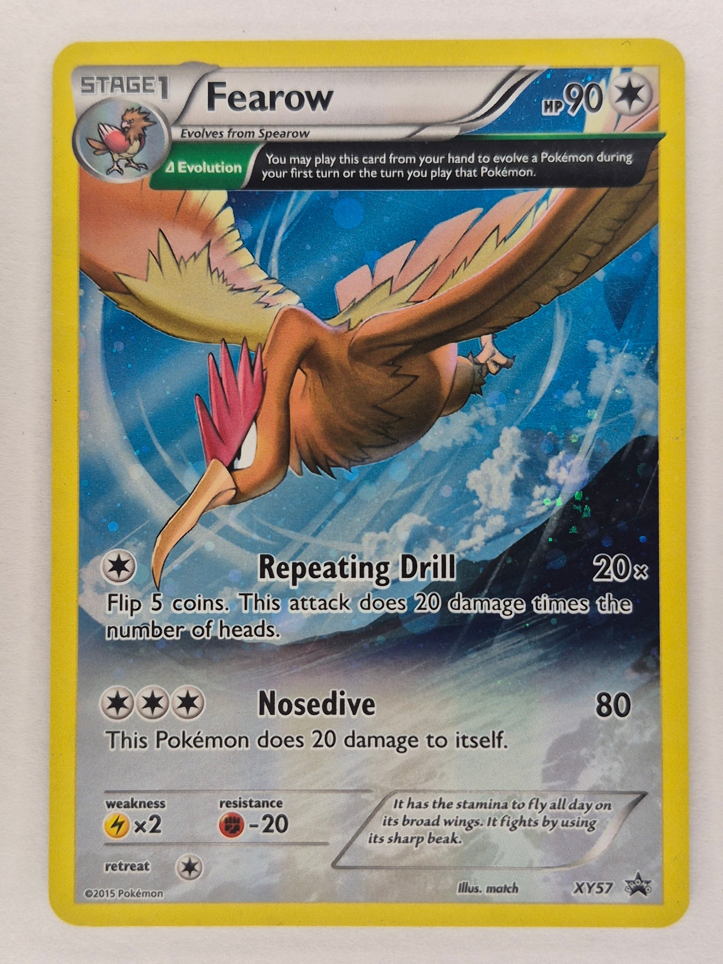 ancient trait pokemon cards Pokémon TCG Fearow Delta Ancient Trait XY57 Black Star Promo Cosmos Ho –  Boomerang Collectables