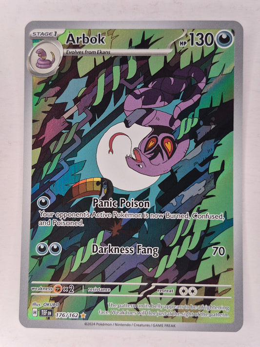 POKEMON TCG - Arbok 176/162 SV05 Temporal Forces - Illustration Rare NM
