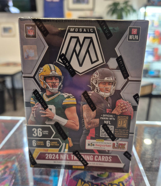 2024 PANINI MOSAIC NFL FOOTBALL 6-PACK HOBBY BLASTER BOX (MOSAIC RED PARALLELS)