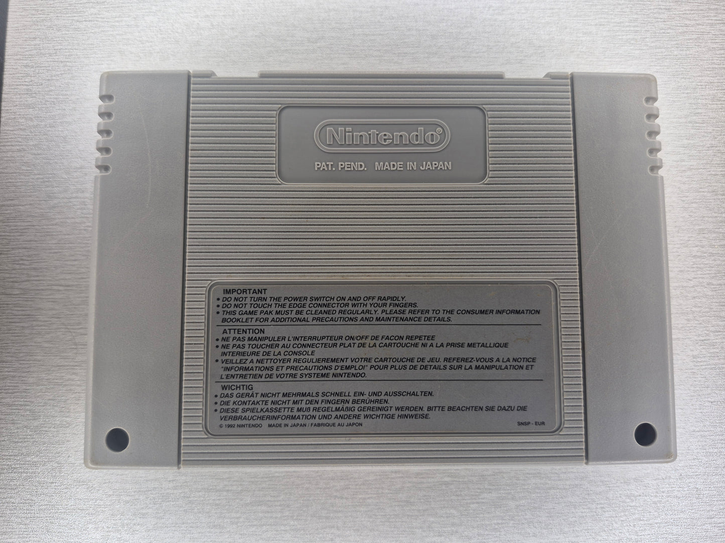 SNES Super Nintendo  Super B.C. Kid - EURO PAL - Cart Tested