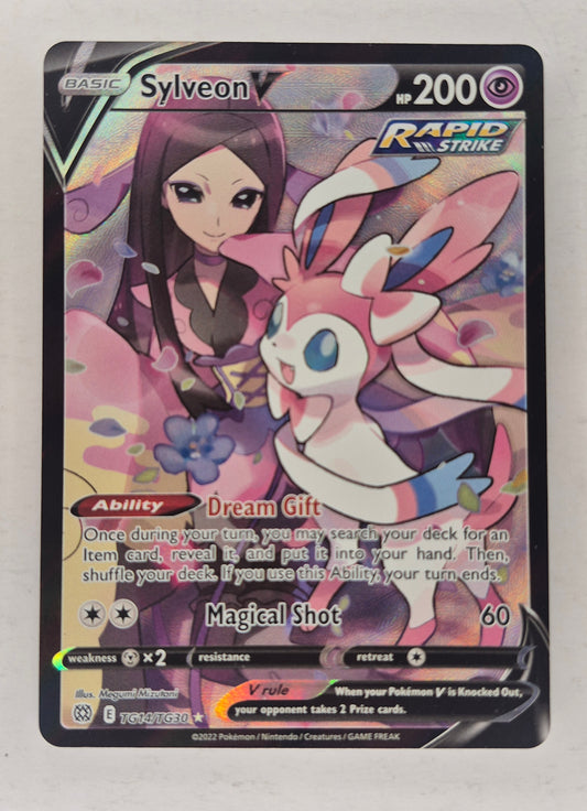 Sylveon V TG14/TG30 Brilliant Stars Trainer Gallery BRS Holo V Rare Pokemon NM