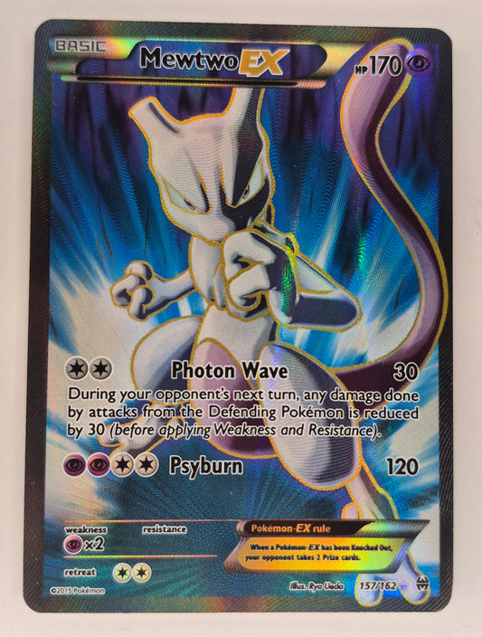 Mewtwo Full Art EX 157/162 Pokemon XY BREAKThrough Near Mint
