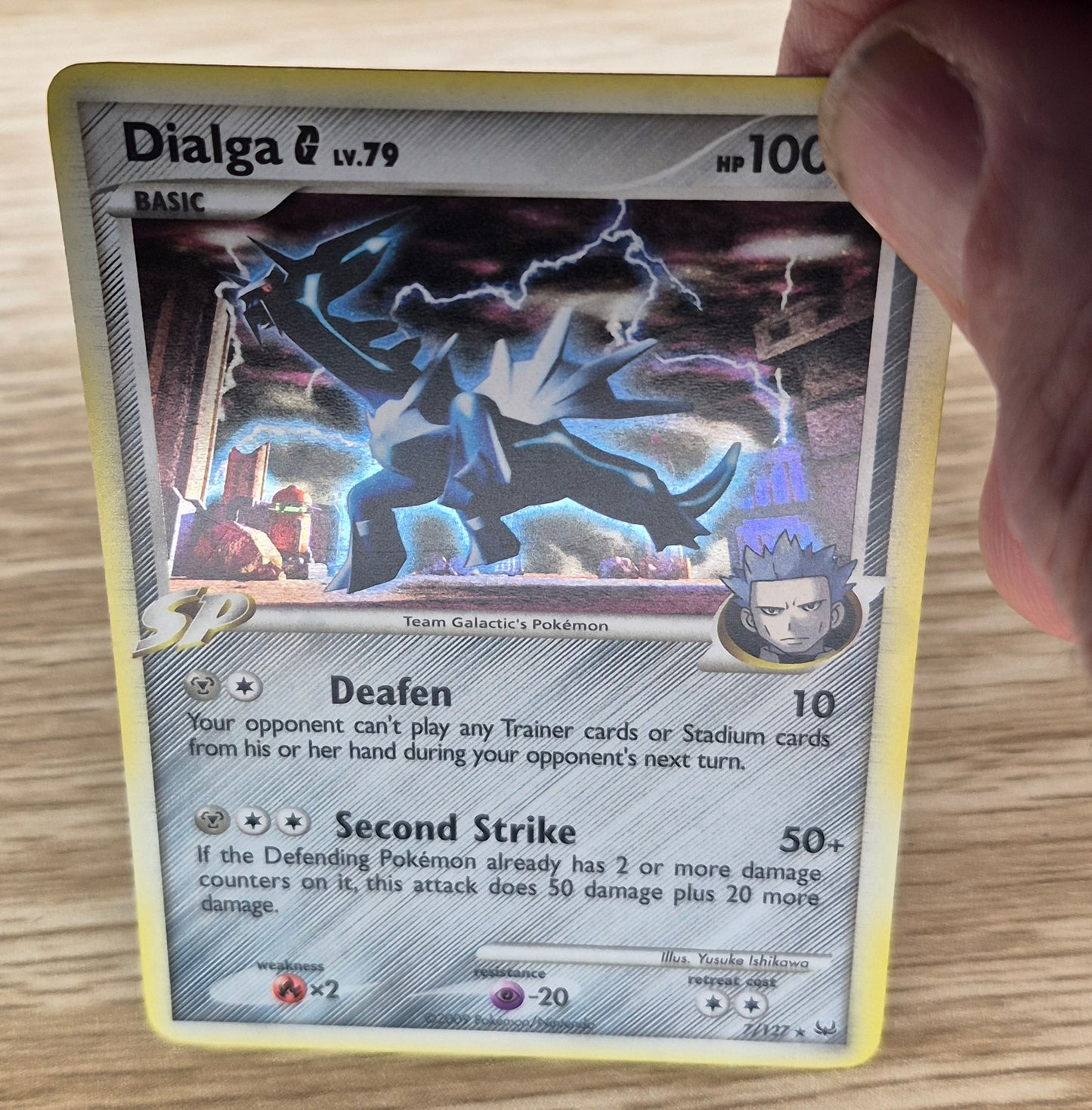 2009 Dialga Holo Rare Platinum Base Set - 7/127 Pokemon LP