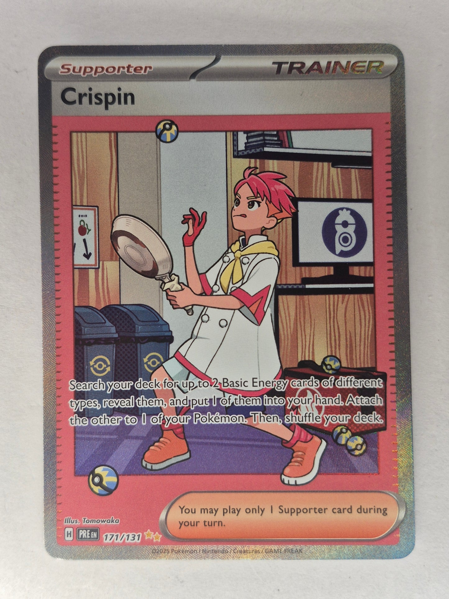 Crispin - 171/131 - SIR - Prismatic Evolutions - Pokemon TCG - NM