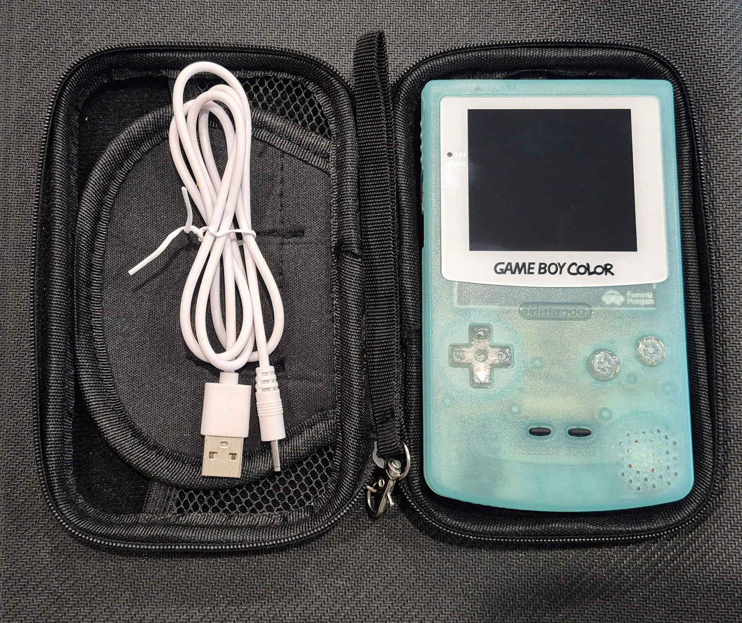 Nintendo Gameboy Color Console NEW Backlit Screen/Color buttons & rechargeable.