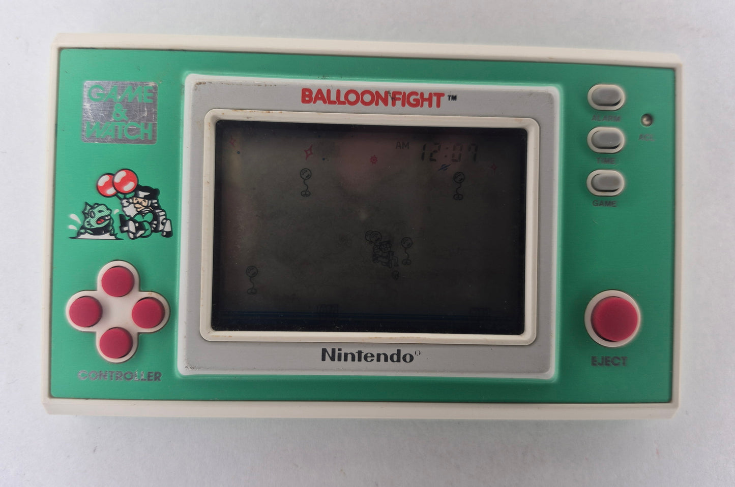 1988 Nintendo Game & Watch Ballon Fight BF-107 Good Working Condition See Pics