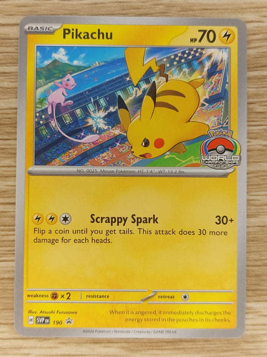 Pokemon 2024 Pikachu World Championships 2024 SVP 190