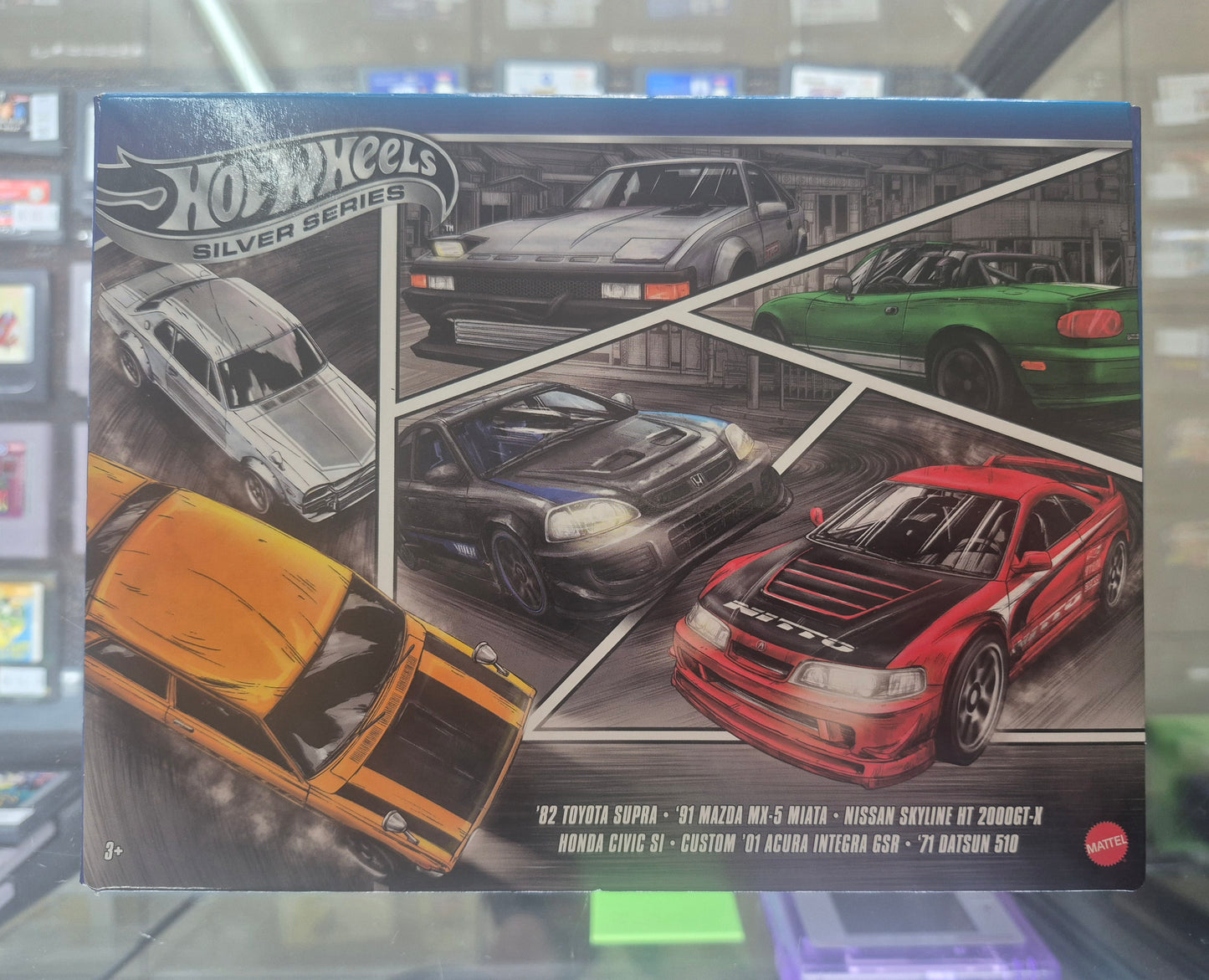 2025 Hot Wheels Silver Series Box Inc,Skyline & '71 Datsun