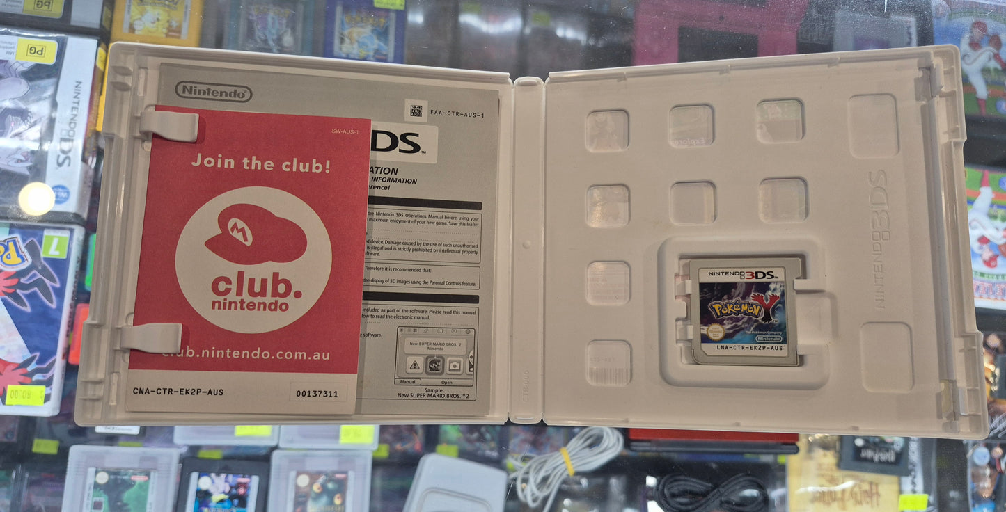 2013 Nintendo 3DS Pokémon Y in  box Tested AUS PAL