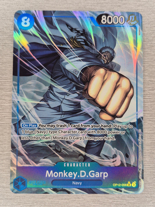 Monkey.D.Garp Alt Art OP12-056 SR OP-12 Legacy of the Master ENGLISH