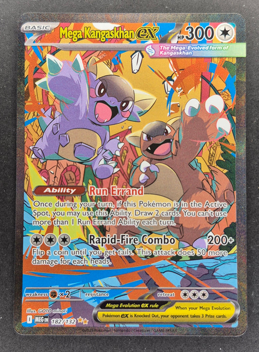 Mega Kangaskhan ex 182/132 ME01: Mega Evolution Pokemon Card NM