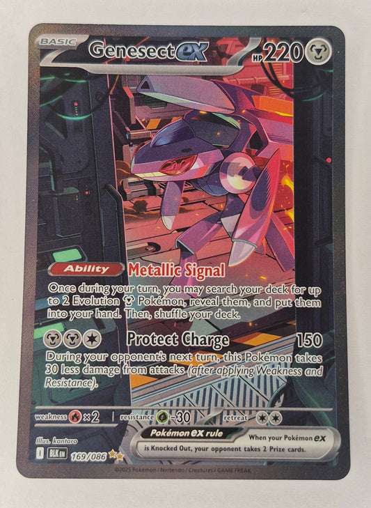 Genesect ex 169/086 SIR | Black Bolt BLK | Near Mint+ | Pokemon TCG