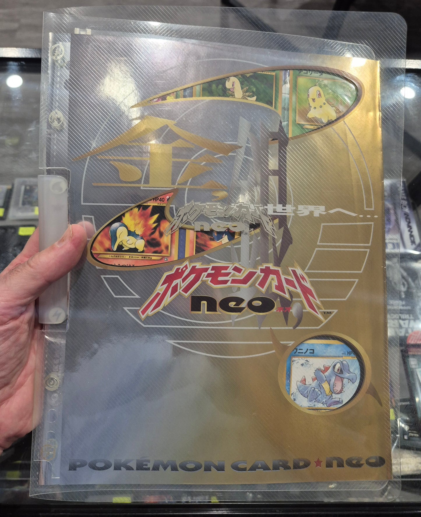 1999 POKEMON NEO GENESIS PREMIUM FILE 1 BINDER 9 CARD JAPANESE HOLO PROMO- MINT