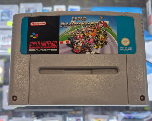 Super Mario Kart SNES Super Nintendo Entertainment System Cartridge PAL NEW Save Battery