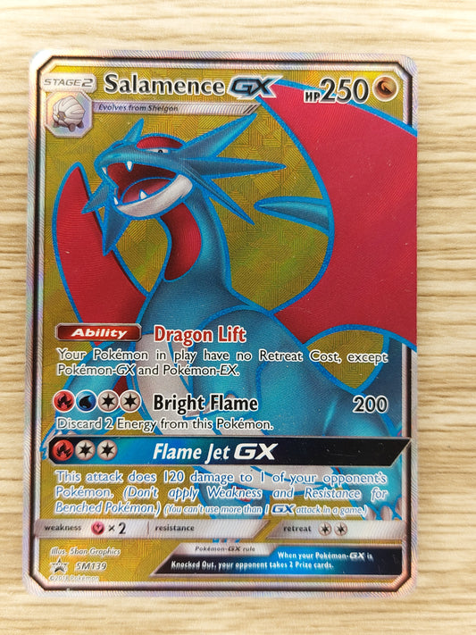 2018 Pokemon Salamence GX Black Star Promo SM139 MP