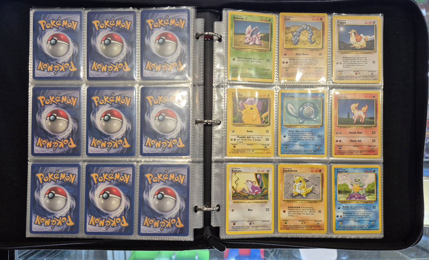 Complete 1999 Base Set Pokémon 102 cards LP/MP/D See Description
