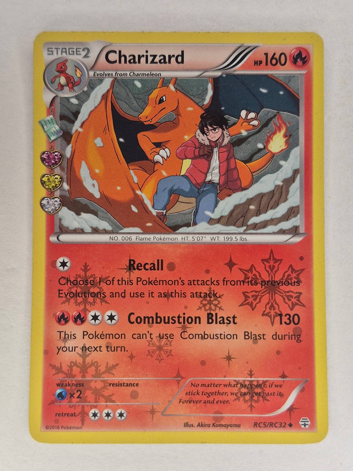Charizard RC5/RC32 XY Generations Pokemon 2016 Radiant Collection Holo LP