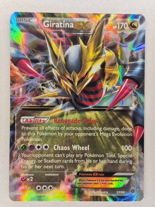 Giratina EX 57/98 XY Ancient Origins Ultra Rare 2015 TCG LP