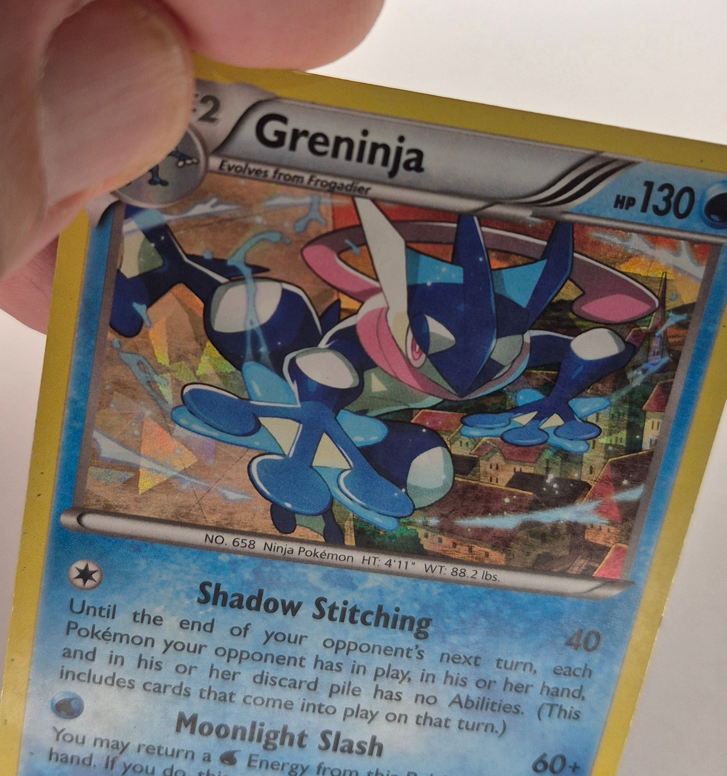 2016 Pokémon Greninja Breakpoint Cracked Ice Holo 40/122 LP