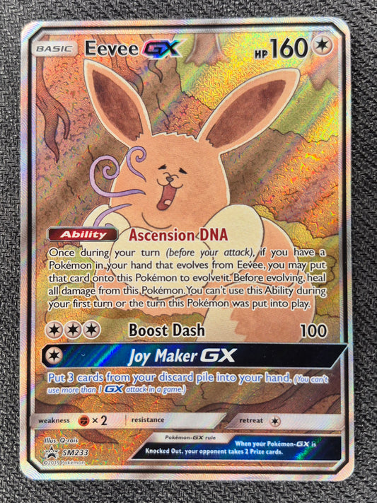 Eevee GX SM233 Pokemon TCG Sun and Moon Black Star Promo LP