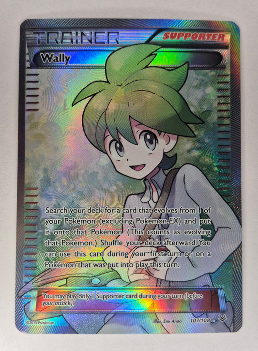 Wally - 107/108 - Pokemon Roaring Skies XY Full Art Ultra Rare Card LP