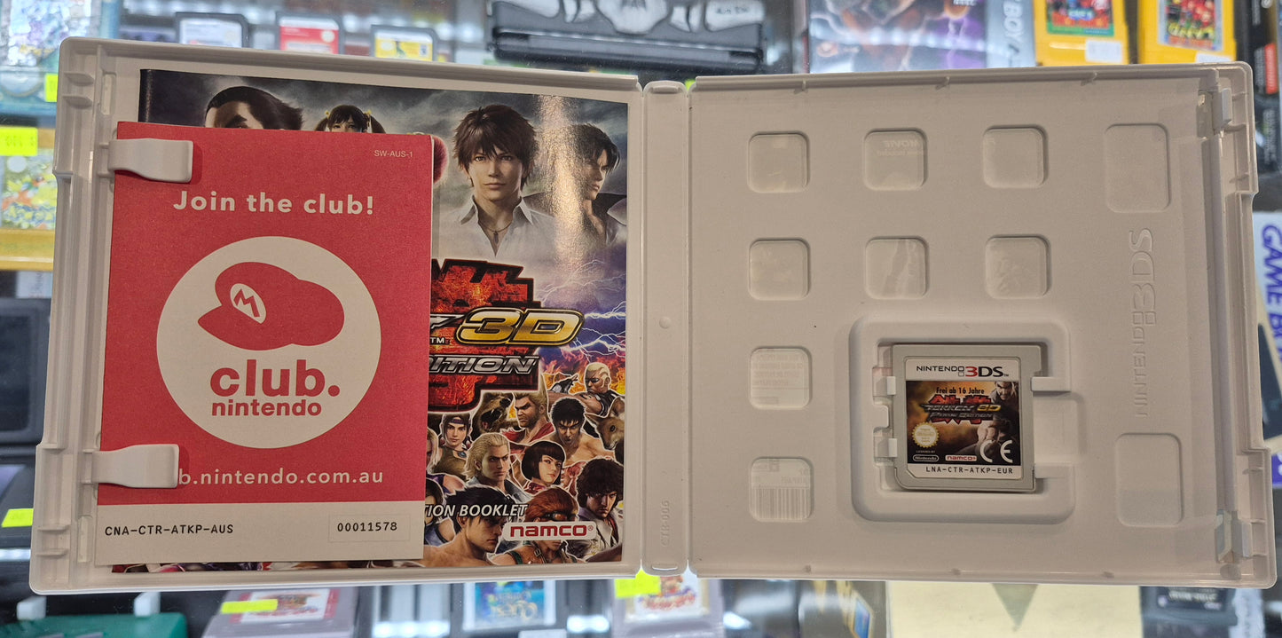 Tekken 3D: Prime Edition   for Nintendo 3DS  Pal  complete Tested