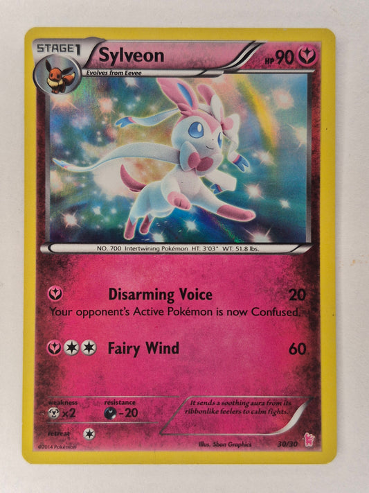 Pokémon TCG Sylveon  holo(30/30) XY Trainer Kit (sylveon/noivern set)LP
