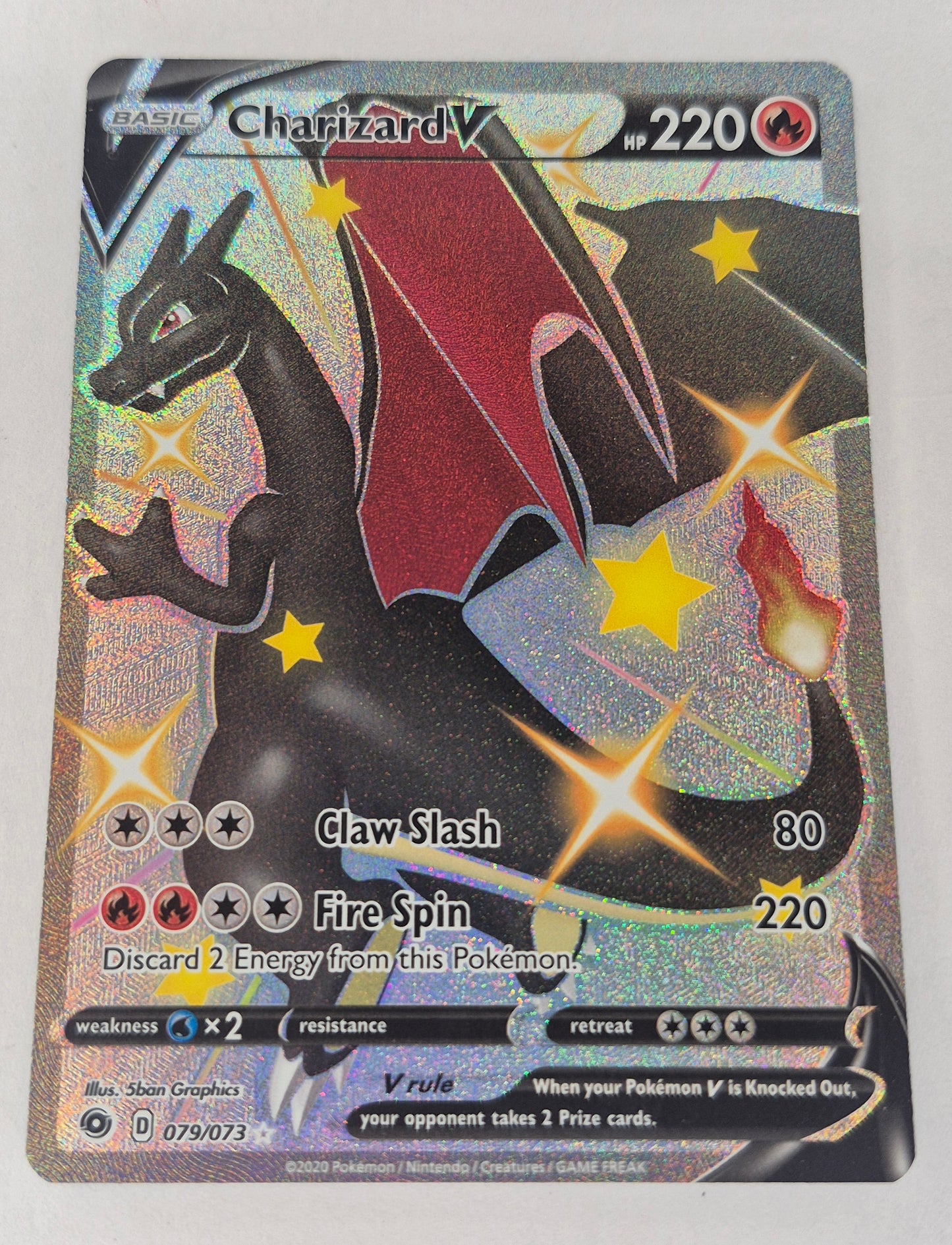 Charizard V 079/073 Shiny Vault Secret Rare - Shining Fates - Basic Pokémon - NM