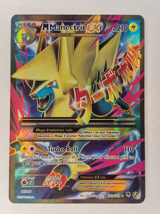 Pokemon M Manectric EX - 24a/119 024a/119 Alternate Art Promo MP
